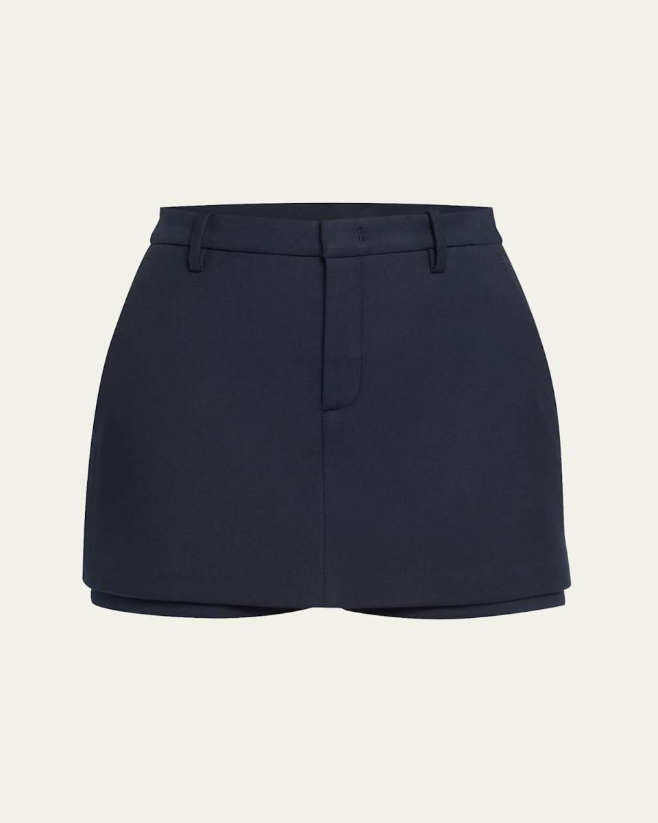 Tailored Mid-Rise Skort